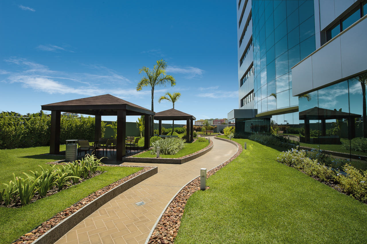 Área verde, green mall